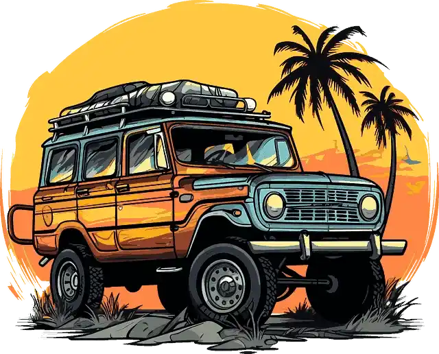 Jeep Holidays in a beach Australia